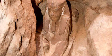 Neue Sphinx in Ägypten entdeckt