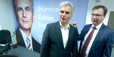 Faymann eröffnet SPÖ -"War Room"