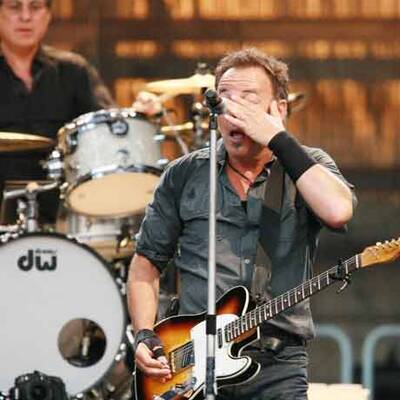 Sensations-Bilder der Springsteen Show