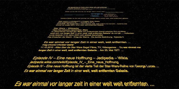 Genialer Star Wars-Gag bei Google