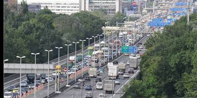 Verkehrs-Stillstand auf Wiener Tangente