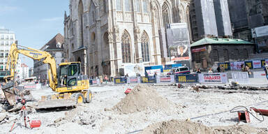 Stephansplatz wird jetzt zur Chaos-Baustelle