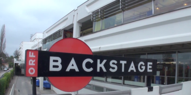ORF Backstage Schild