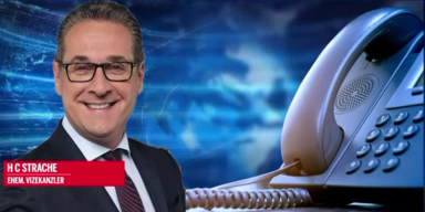 HC Strache Telefonhörer