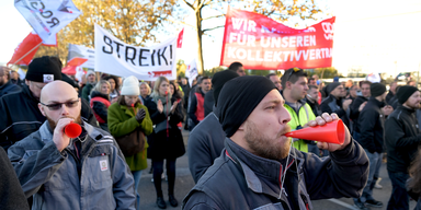 Gewerkschaften drohen ab Dienstag mit "massiven Streiks"