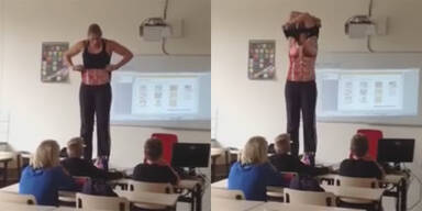 Strippende Lehrerin wird Facebook-Hit