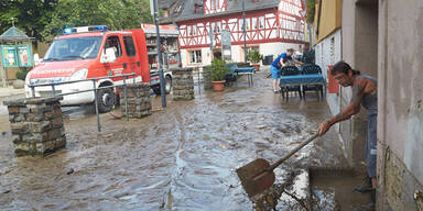Kleinstadt in Rheinland-Pfalz überflutet
