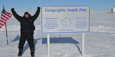 Hurra, ich bin ganz allein am Südpol