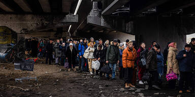 Sumy Flüchtlinge Flucht Ukraine