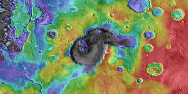 Supervulkane auf dem Mars gefunden