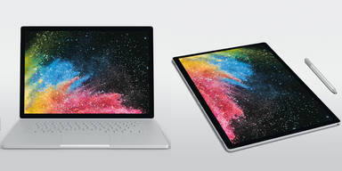 Auch 15" Surface Book 2 startet bei uns