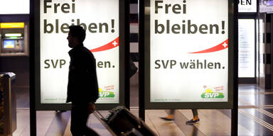 Schweiz: Rechtspopulistische SVP  voran