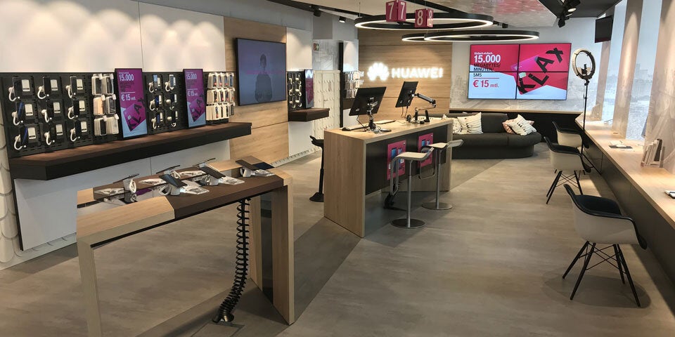 T-Mobile und Huawei eröffnen Handy-Store