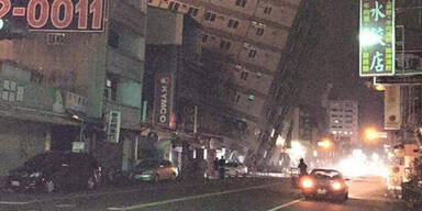 Schweres Erdbeben in Taiwan: Mind. 11 Tote