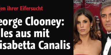 Clooney: Alles aus mit Elisabetta