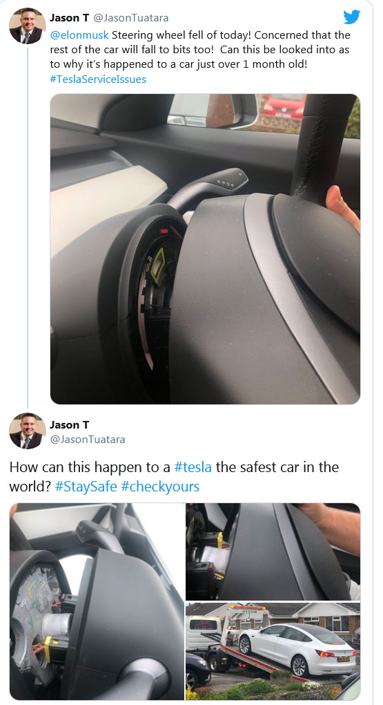 Einfachste Wartung viel zu teuer: Tesla-Fahrer droht, sein Model 3 zu  verkaufen - EFAHRER.com