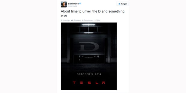 Tesla-Chef kündigt neues