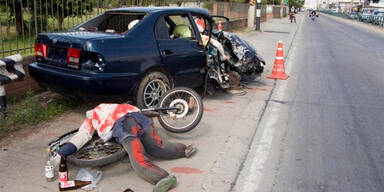 Gestellte Unfälle sollen Autofahrer abschrecken