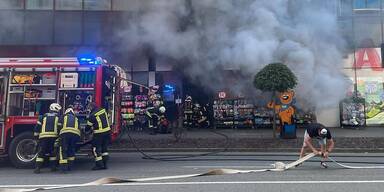 Brand in Wörgl führt zu Straßensperre