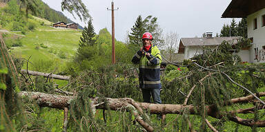 Unwetter-Schäden auch in Tirol