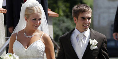 Fußball-Star Philipp Lahm hat geheiratet