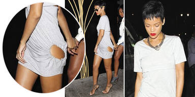 Rihanna trägt kein Unterhöschen