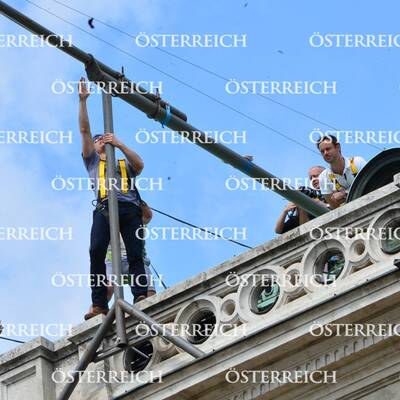 Tom Cruise beim Dreh in Wien