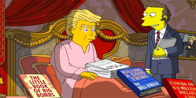 So rechnen die Simpsons mit Trump ab