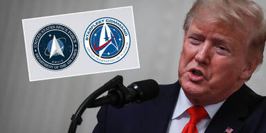 Shitstorm gegen Trumps "Space Force"-Logo