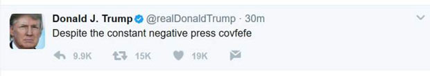 Peinlicher Trump-Tweet sorgt für Lacher