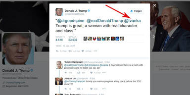 Trump blamiert sich mit Twitter-Panne