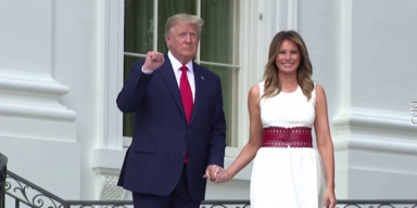 Donald und Melania Trump in Corona-Quarantäne