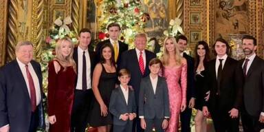 Domald Trump Weihnachtsfoto