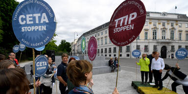 Anti-TTIP-Bündnis protestierte gegen CETA