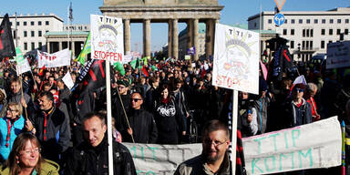 Großdemonstration gegen TTIP in Hannover