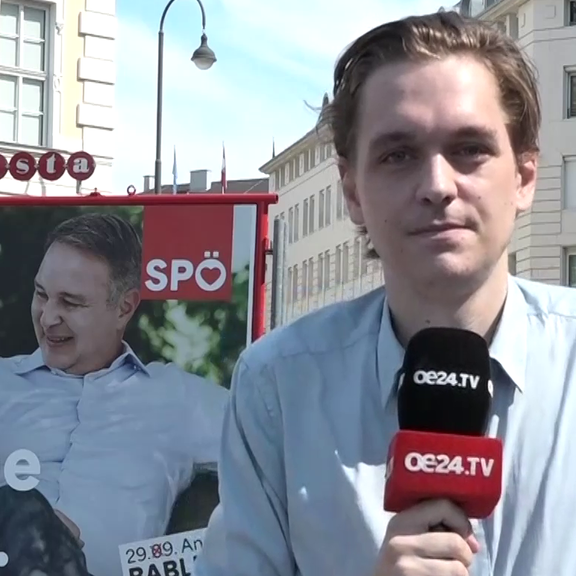 NR-Wahl: Plakatpräsentation der SPÖ mit Andreas Babler