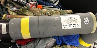 Sicherheitsbeamte entdeckten Raketenwerfer in Fluggepäck