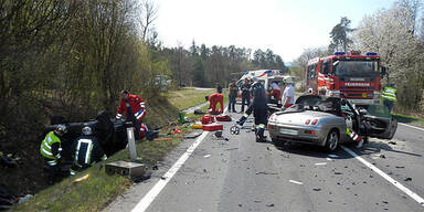 Drei Schwerverletzte bei Unfällen im Burgenland