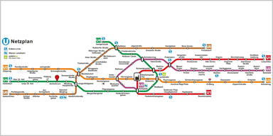 So sieht das Wiener U-Bahn-Netz wirklich aus