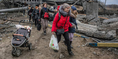 Ukraine Flucht Flüchtlinge