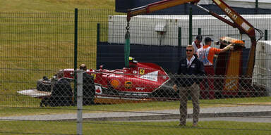 Räikkönen-Crash stoppte F-1-Rennen