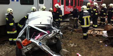 Lenkerin überlebte einen Bahn-Crash unverletzt