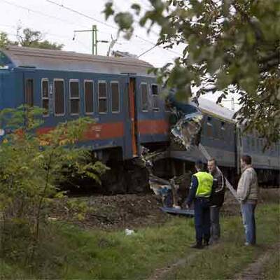 Schwerer Zugunfall in Ungarn
