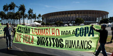 Proteste vor Confed-Cup in Brasilien