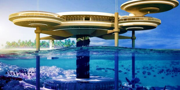 Unterwasser-Hotel auf den Malediven