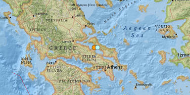 Schwere Erdbeben in Griechenland