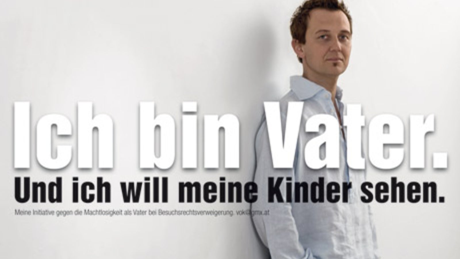 Vater will per Plakat Kontakt zu Kindern aufnehmen oe24.at