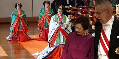 27 Könige und auch VdB bei Japans neuem Kaiser