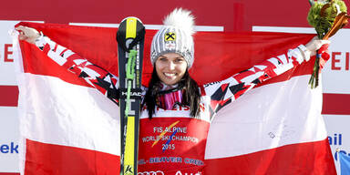 Anna Veith fährt endlich wieder Ski