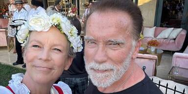 Jamie Lee Curtis und Arnold Schwarzenegger